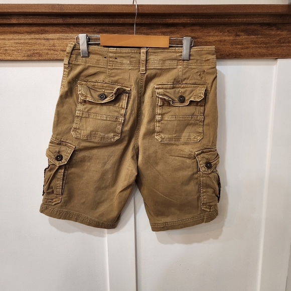 American Eagle Shorts Mens Size 30 Tan Classic Active Flex Khaki Cargo P… - Picture 2 of 13